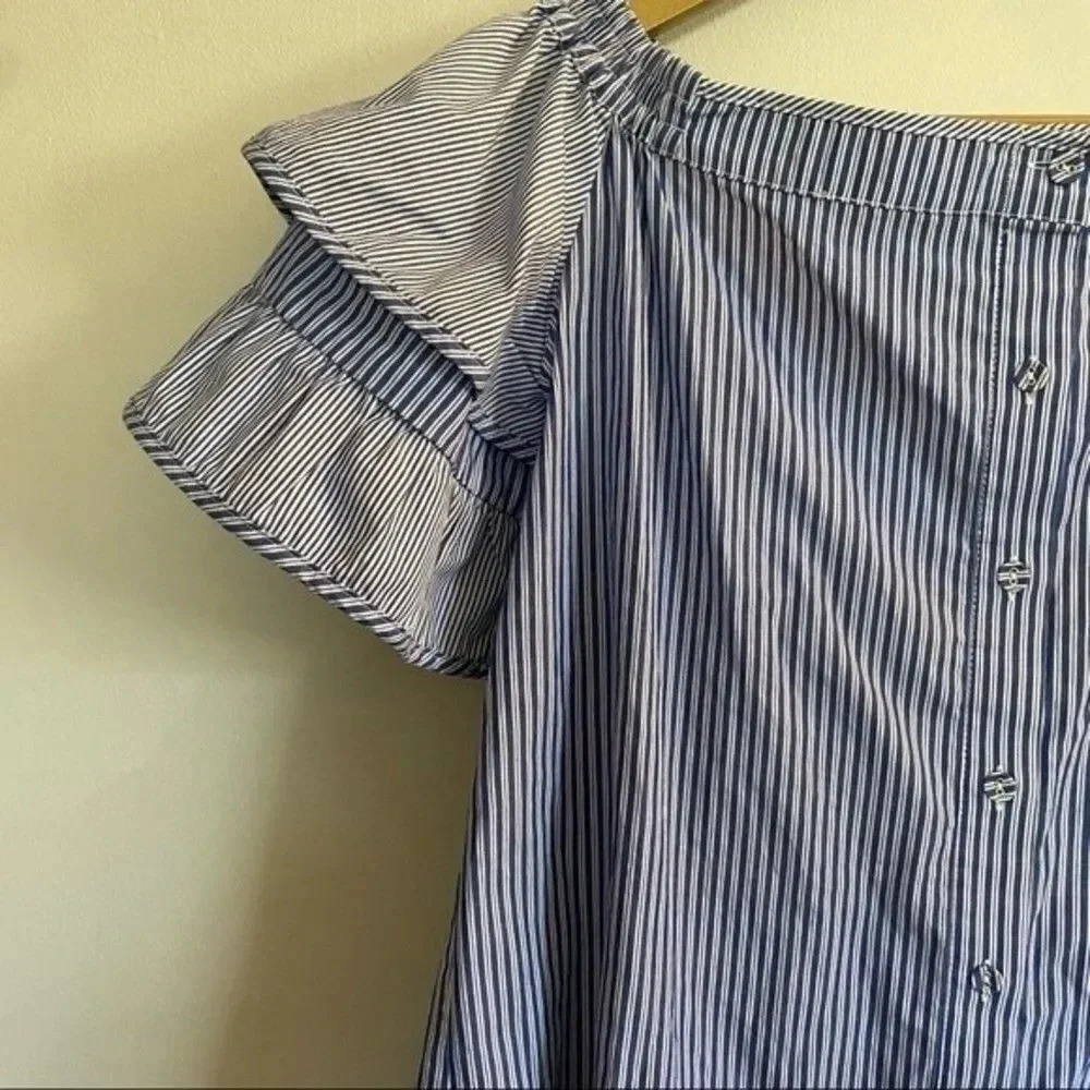Parker Off the Shoulder Striped Top - Picture 5 of 9